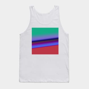 RED BLUE GREEN TEXTURE ART Tank Top